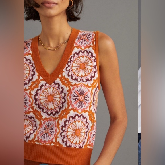 Maeve anthropology,  Vest NWT knit all season vest academia career - Picture 1 of 10